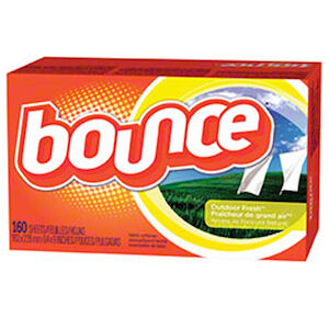 BOUNCE DRYER SHEETS 160CT 6BX/CS